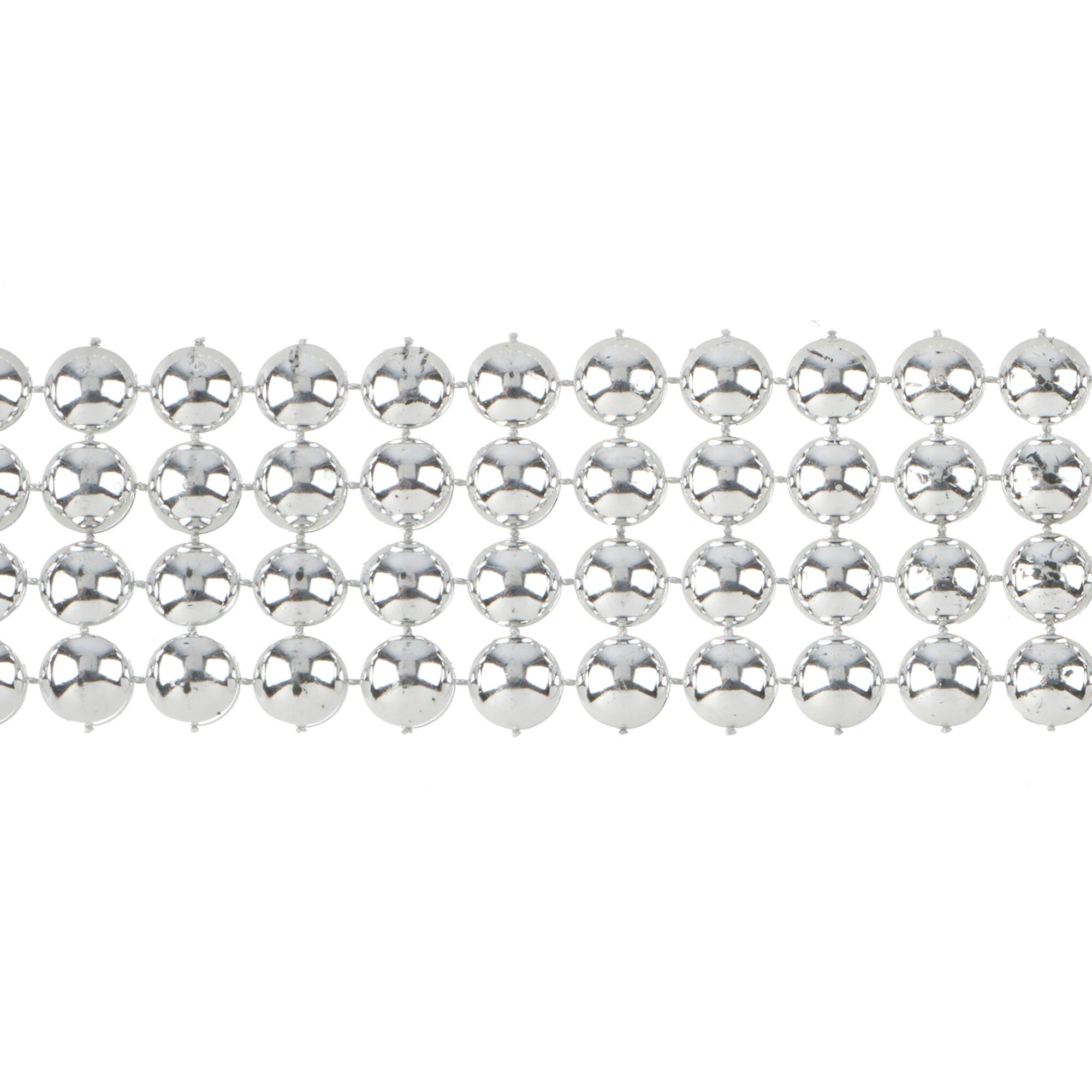 1.45" Silver Circle Mesh Trim by Celebrate It® Fashion Mode